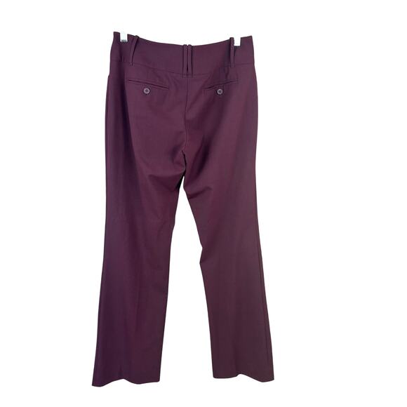 The Limited “Cassidy Fit” Mid-Rise Flare Pants Wine/Burgundy Women’s 6 - Picture 2 of 7